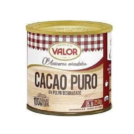 Cacao pur en poudre sans sucre ajouté 250 g - V