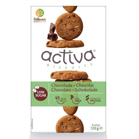 Biscuits chocolat sans sucre ajouté 150 g - Activa