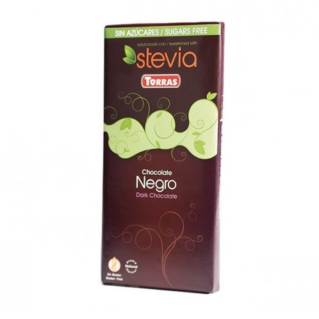 Chocolat noir stevia Torras 100 g